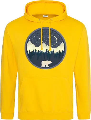 Bear and Moon