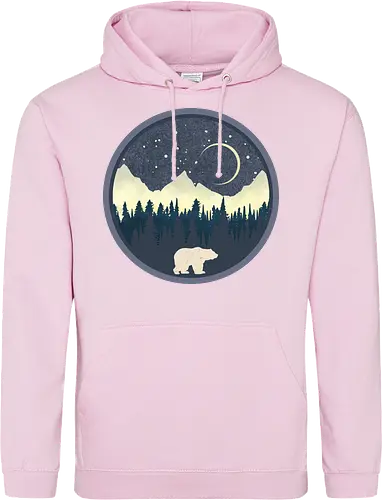 Bear and Moon