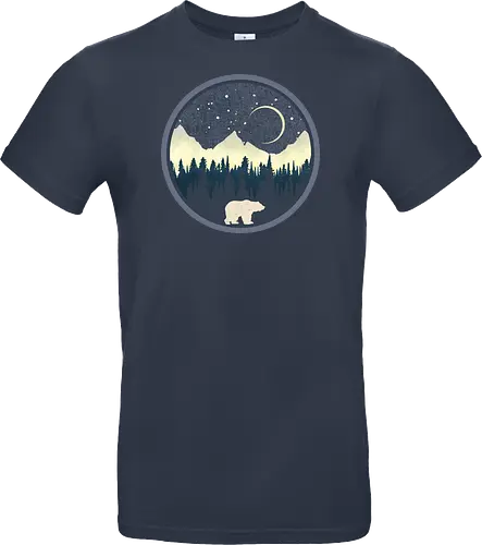 Bear and Moon
