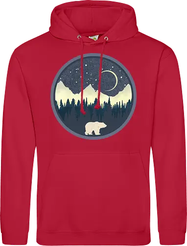 Bear and Moon