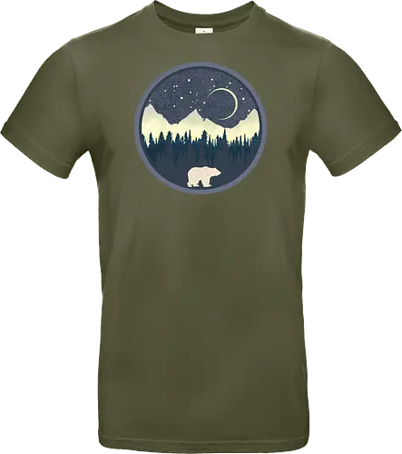 Bear and Moon
