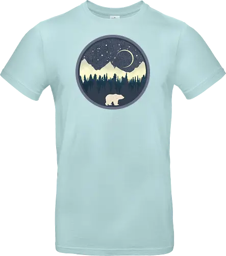Bear and Moon