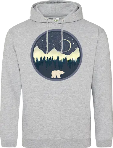 Bear and Moon