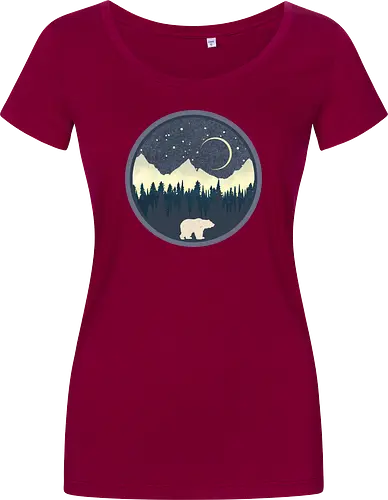 Bear and Moon