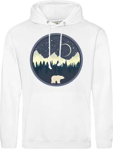 Bear and Moon