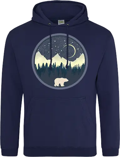 Bear and Moon