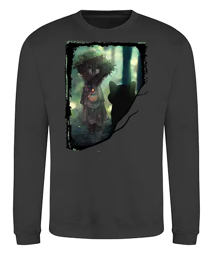 Witch and Cat - witch, witchcraft, cat, katze - Sweatshirt