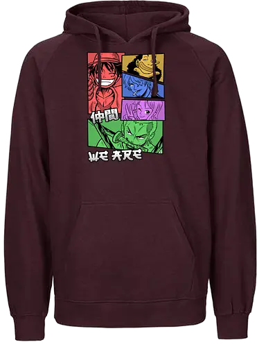 We are - piece, pirate, luffy, anime, manga - Fairtrade Hoodie
