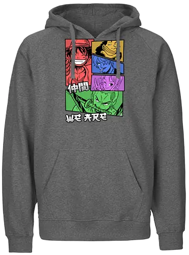 We are - piece, pirate, luffy, anime, manga - Fairtrade Hoodie