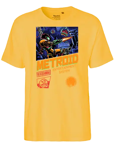 MES - gaming, retrogames, cover, Bounty Huntervania - Fairtrade T-Shirt