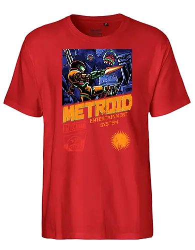 MES - gaming, retrogames, cover, Bounty Huntervania - Fairtrade T-Shirt