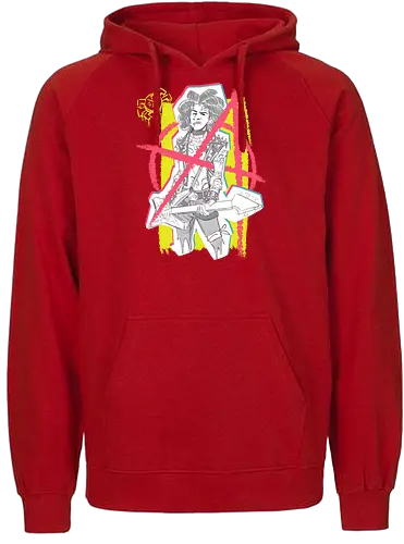 Punk Spider - punk, spider, anarchy, comic - Fairtrade Hoodie