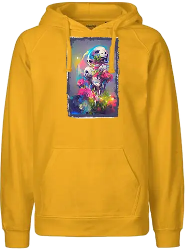 Abstract Flowers - blume, flower - Fairtrade Hoodie