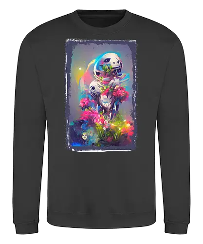 Abstract Flowers - blume, flower - Sweatshirt