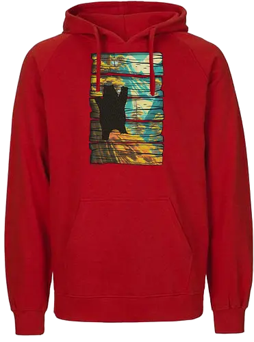 Hiking Bear - bär, Climbing, bear - Fairtrade Hoodie