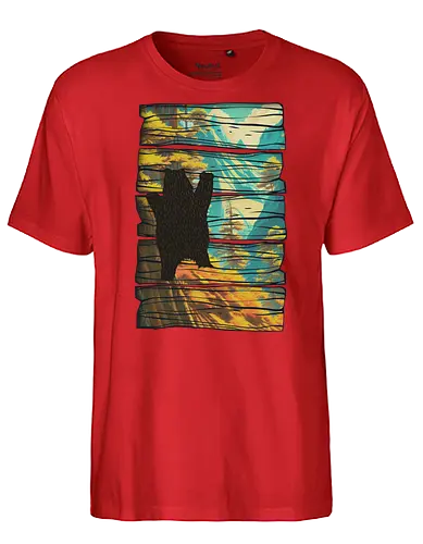 Hiking Bear - bär, Climbing, bear - Fairtrade T-Shirt