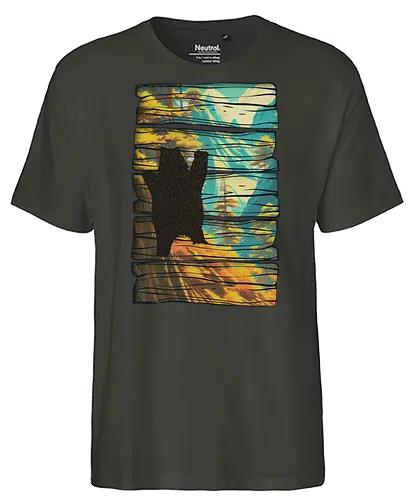 Hiking Bear - bär, Climbing, bear - Fairtrade T-Shirt