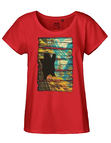 Hiking Bear - bär, Climbing, bear - Fairtrade Girl Shirt