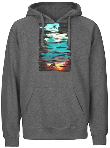 Hiking and Mountains - bär, Landscape, Baby Br - Fairtrade Hoodie