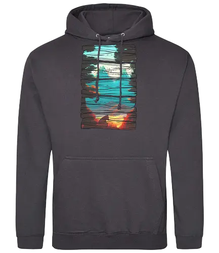 Hiking and Mountains - bär, Landscape, Baby Br - Standard Hoodie