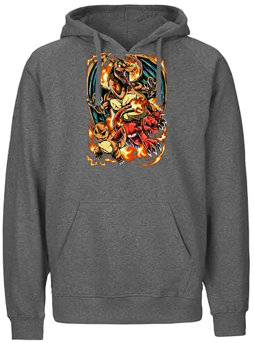 Pocketster Fire trio - Fairtrade Hoodie