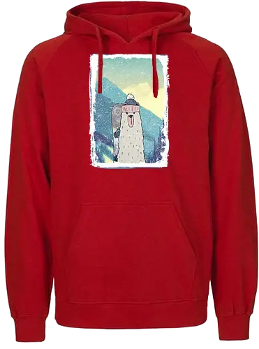 Winter Games and Crazy Bears - bär, snow, schnee - Fairtrade Hoodie