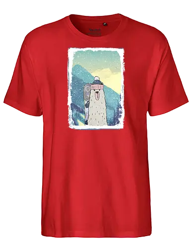 Winter Games and Crazy Bears - bär, snow, schnee - Fairtrade T-Shirt
