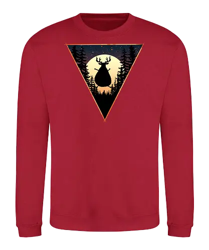 Deer - deer, Fat - Sweatshirt