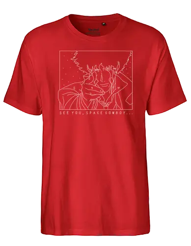 See you - space cowboy, bounty hunter, anime, spike spiegel, Cowboy - Fairtrade T-Shirt