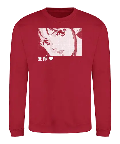 Babyface - anime, manga, girl, lofi, japan - Sweatshirt