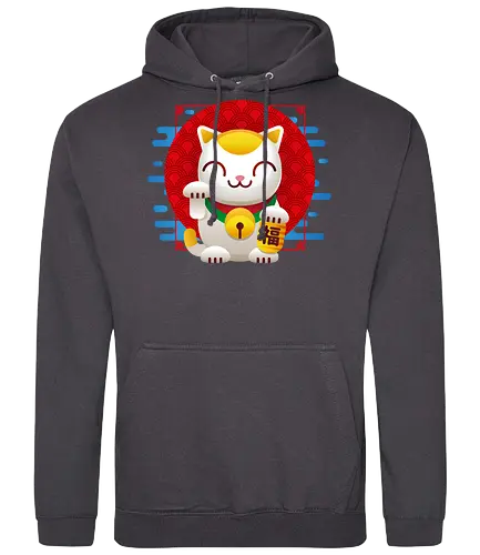 Maneki Neko - katze, japan, Winkekatze - Standard Hoodie
