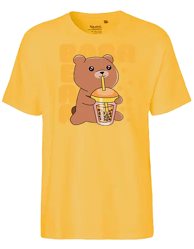 Kawaii Boba Bear - bär, cute, bear, t - Fairtrade T-Shirt