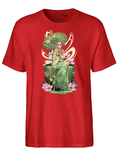 Gyokuro - Shadow T - tee, kimono, Green t - Fairtrade T-Shirt