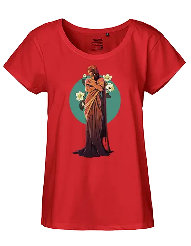 Darjeeling - Black T Girl - schwarzer tee, darjeeling, t - Fairtrade Girl Shirt