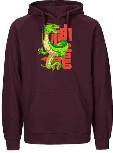 Anime Dragon - dragon, drache, yr of dragon - Fairtrade Hoodie