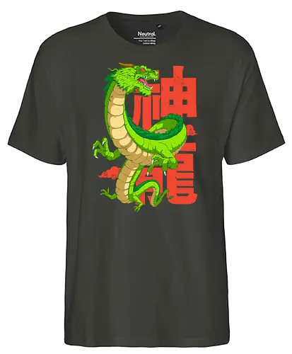 Anime Dragon - dragon, drache, yr of dragon - Fairtrade T-Shirt