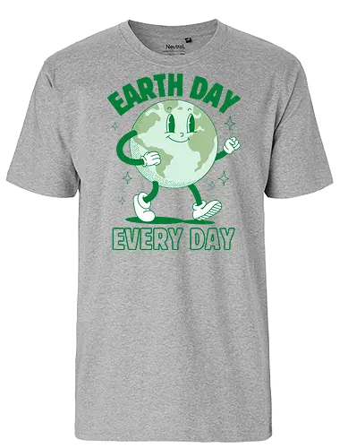 Earth Day Every Day - globus, respect - Fairtrade T-Shirt