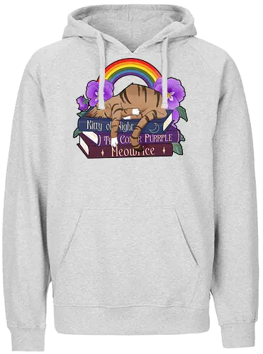 Meowrice - Cats x Literature Series - katze, cat, lesen, buch, books - Fairtrade Hoodie