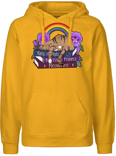 Meowrice - Cats x Literature Series - katze, cat, lesen, buch, books - Fairtrade Hoodie