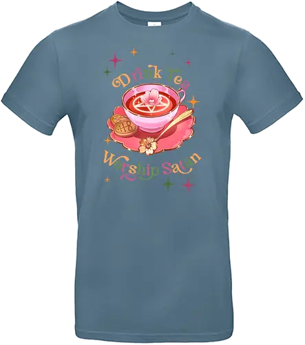 Drin T - Worship Satan #1 - tee, satan, pentagram, drink t - Standard T-Shirt