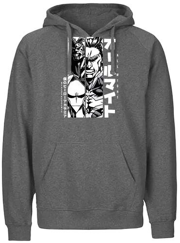 The Symbol of Peace - academia, hero, anime, manga, all might - Fairtrade Hoodie