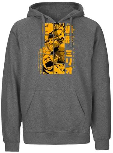 The Original Succesor S02 - hero, academia, vermillion, anime, manga - Fairtrade Hoodie