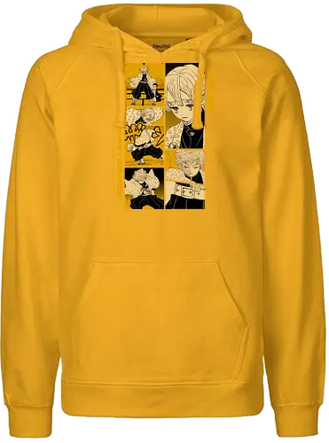 The Lightning Slayer S02 - demon, slayer, electro, anime, manga - Fairtrade Hoodie