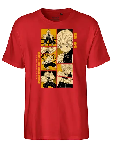 The Lightning Slayer S02 - demon, slayer, electro, anime, manga - Fairtrade T-Shirt