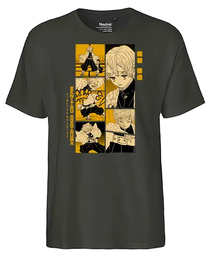 The Lightning Slayer S02 - demon, slayer, electro, anime, manga - Fairtrade T-Shirt