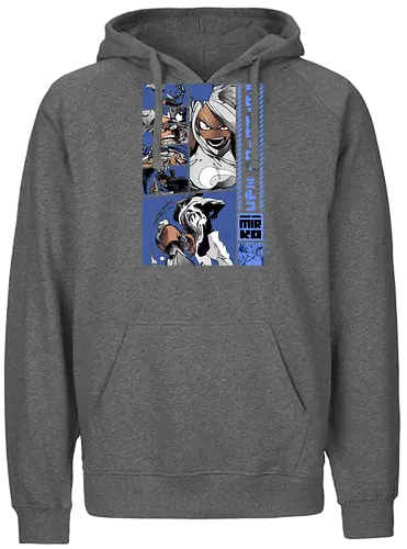The Ferocious Rabbit Hero - academia, anime, manga, mirko - Fairtrade Hoodie