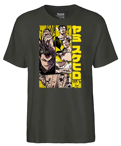 The Dark Bull Captain - yami, black, Clover, anime, manga - Fairtrade T-Shirt