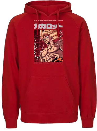 The First Appearance of the Legendary Warrior - dragon, ball, goku, anime, manga - Fairtrade Hoodie