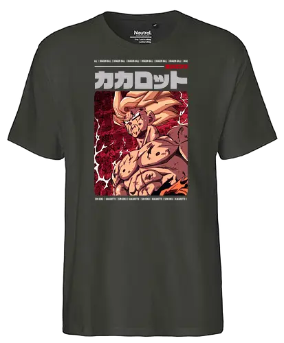 The First Appearance of the Legendary Warrior - dragon, ball, goku, anime, manga - Fairtrade T-Shirt