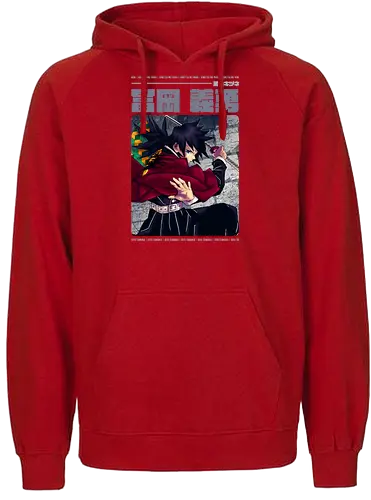 The Water Slayer - demon, slayer, Hashira, anime, manga - Fairtrade Hoodie